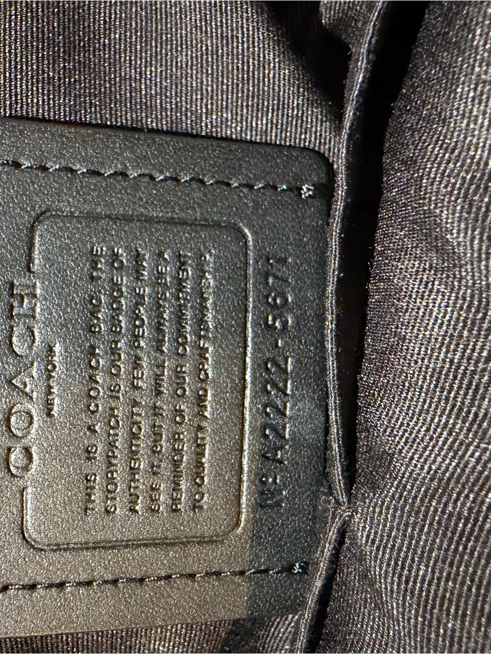 Coach backpack - Picture 3 of 5